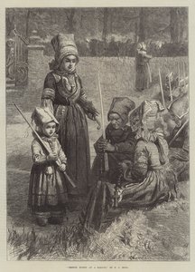 Femmes bretonnes à un pardon - Frederick John Skill